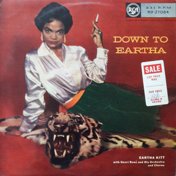 Eartha Kitt - Down To Eartha - Used Vinyl Record