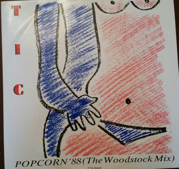 T.I.C. - Popcorn '88 - Used Vinyl Record 12"
