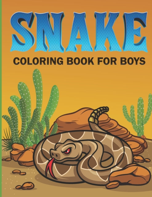 Publishing Hous - Snake Coloring Book For Boys Complex Snake Drawings