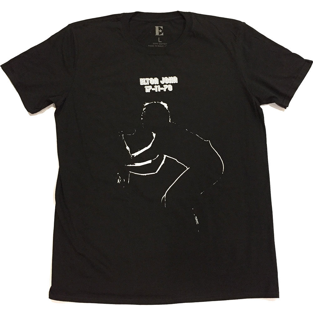Elton John - tshirt - Unisex - Short Sleeves - 17.11.70 Album - Large