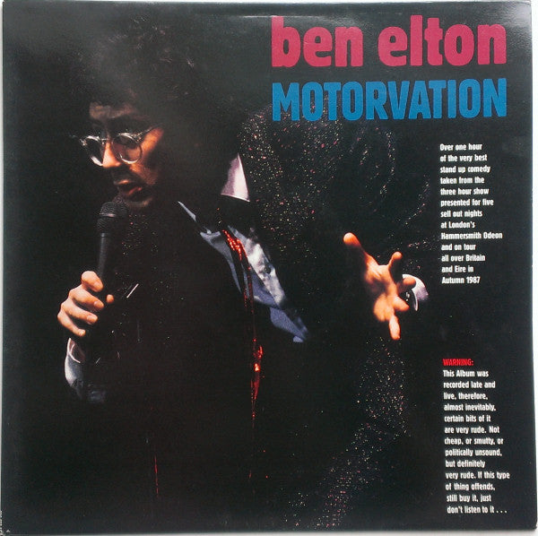Ben Elton - Motorvation - Used Vinyl Record