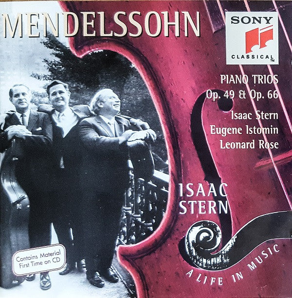 Felix Mendelssohn-Ba - Piano Trios Op. 49 & Op. 66 - Used CD