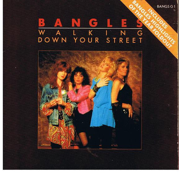 Bangles - Walking Down Your Street - Used Vinyl Record 7"