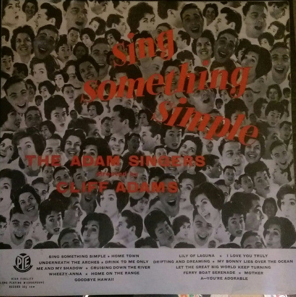 Cliff Adams Singers - Sing Something Simple - Used Vinyl Record