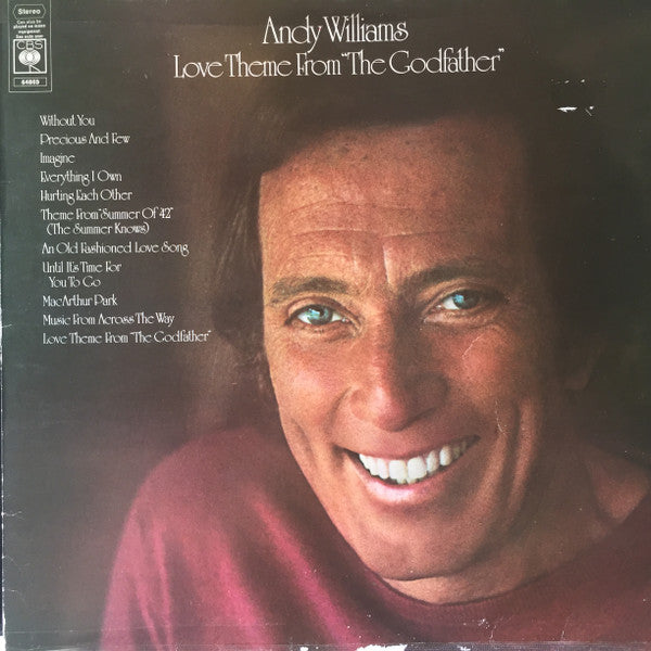 Andy Williams - Love Theme From "The Godfather" - Used Vinyl Record