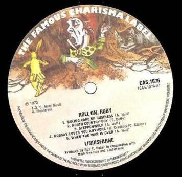 Lindisfarne - Roll On, Ruby - Used Vinyl Record
