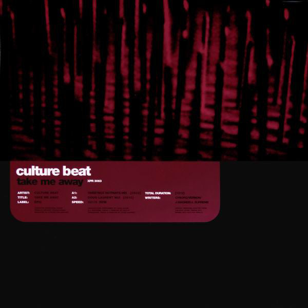 Culture Beat - Take Me Away - Used Vinyl Record 12"