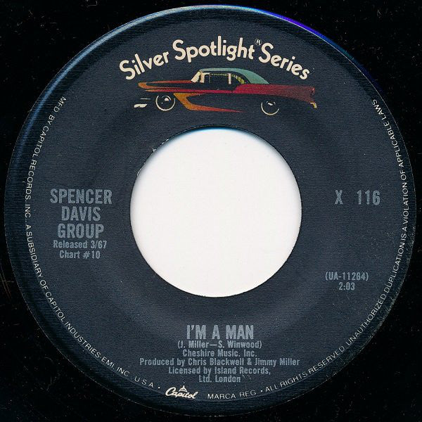 Spencer Davis Group - I'm A Man / Somebody Help Me - Used Vinyl Reco