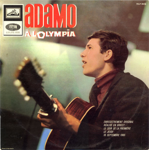 Adamo - A L'Olympia - Used Vinyl Record
