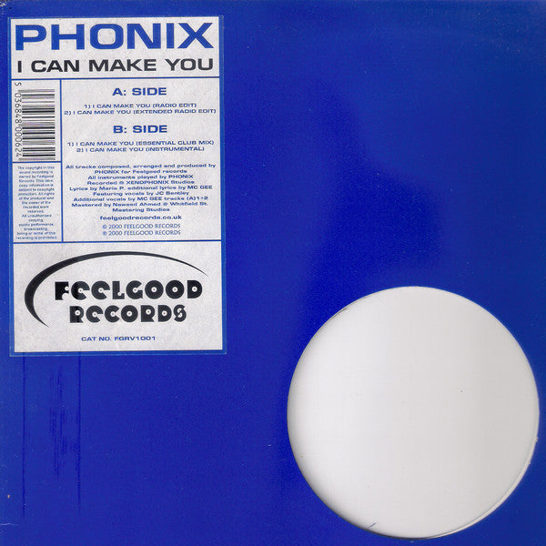 Phonix - I Can Make You - Used Vinyl Record 12"