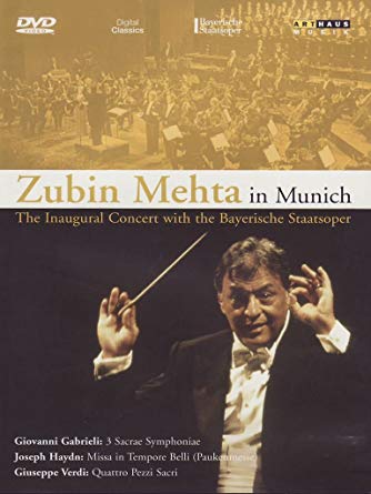 ORCHESTRA OF THE BAV - ZUBIN MEHTA IN MUNICH MUSIC O - New DVD