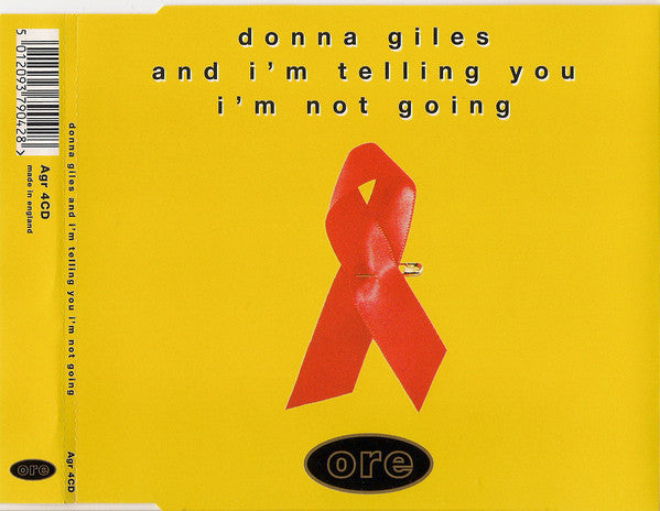 Donna Giles - And I'm Telling You I'm Not Going - Used CD