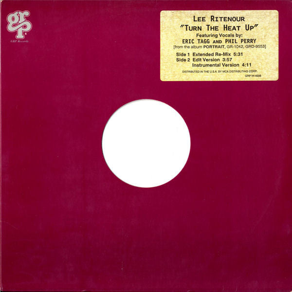 Lee Ritenour - Turn The Heat Up - Used Vinyl Record 12"
