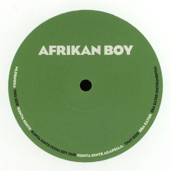 Afrikan Boy - Kunta Kinte / Eba Eater - New Vinyl Record 12"