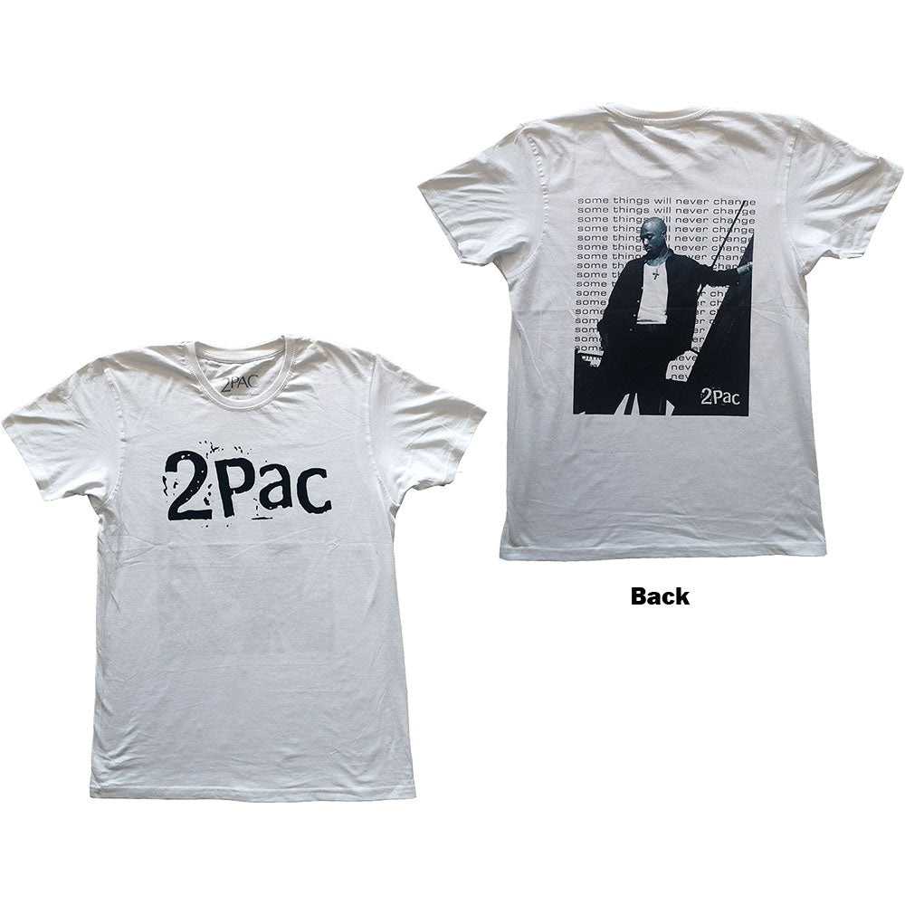 Tupac - tshirt - Unisex - Short Sleeves - X-Large