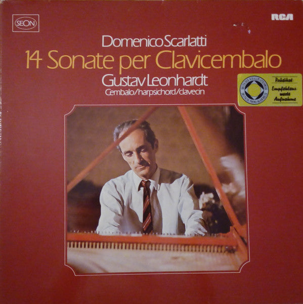 Domenico Scarlatti - 14 Sonate Per Clavicembalo - Used Vinyl Record