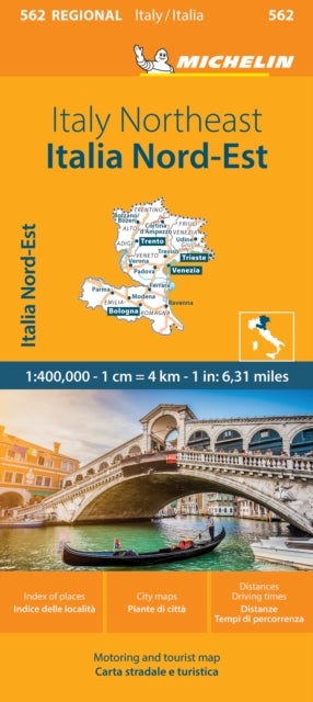Michelin - Italy Northeast - Regional Map 562 : Map - New Sheet map