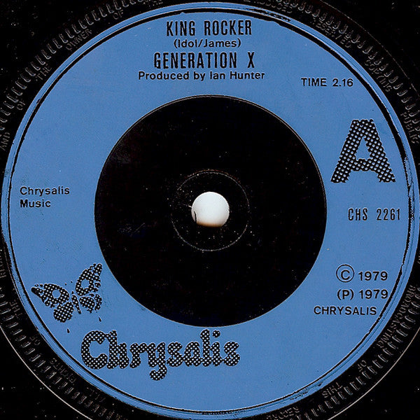 Generation X - King Rocker - Used Vinyl Record 7"