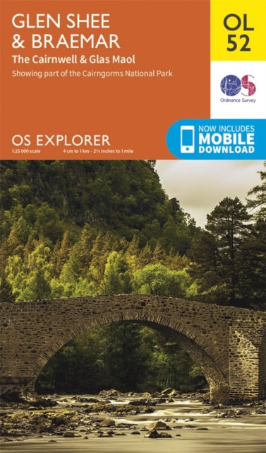 Ordnance Survey - Glen Shee & Braemar, the Cairnwell & Glas Maol : OL