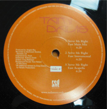Tami Davis - Serve Me Right - Used Vinyl Record 12"