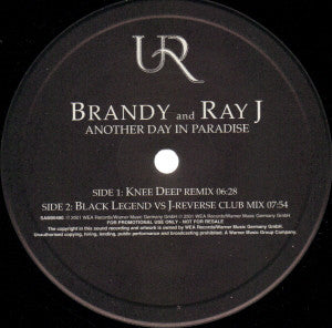 Brandy - Another Day In Paradise - Used Vinyl Record 12"