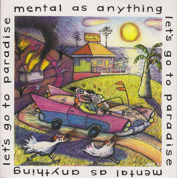 Mental As Anything - Let's Go To Paradise - Used Vinyl Record 7"