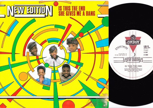 New Edition - Is This The End / She Gives Me A Bang - Used Vinyl Reco