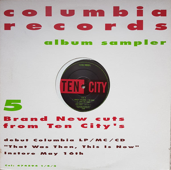 Ten City - That Was Then, This Is Now - Used Vinyl Record 12"