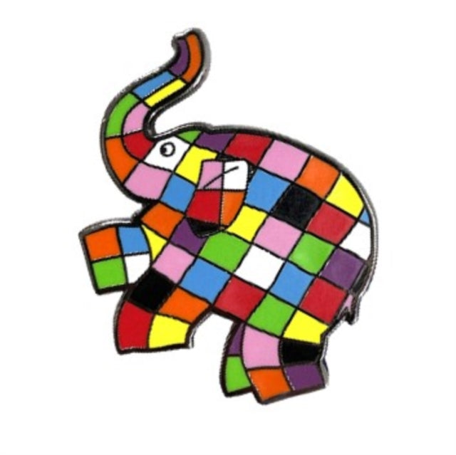 Elmer Jumping Left Pin Badge - Non-book item