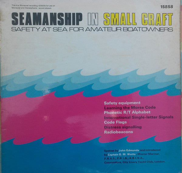 John Edmunds - Seamanship In Small Craft - Used Vinyl Record