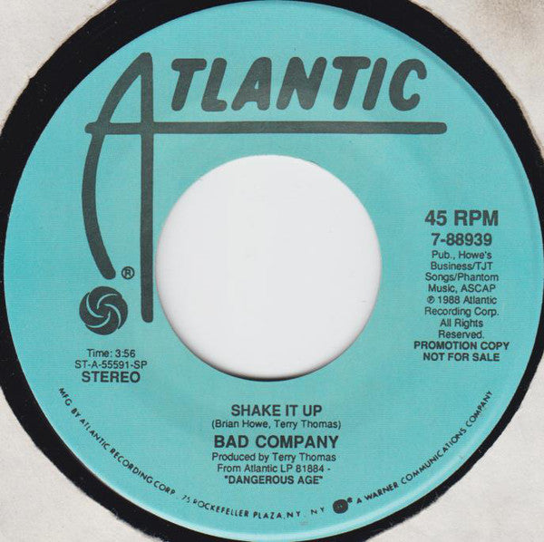 Bad Company - Shake It Up - Used Vinyl Record 7"
