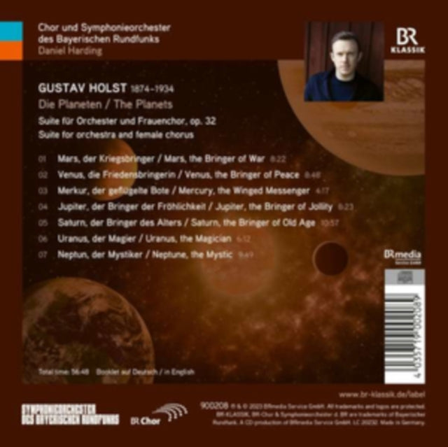 FRAUENCHOR DES BAYER - GUSTAV HOLST THE PLANETS SUI - CD