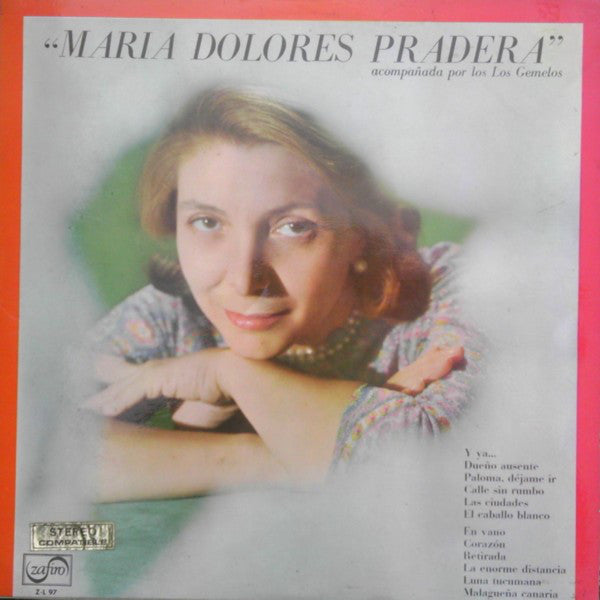 Maria Dolores Prader - Acompanada Por Los Gemelos - Used Vinyl Record