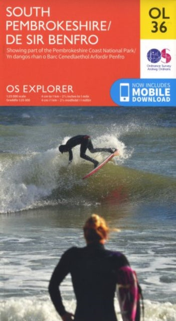 Ordnance Survey - South Pembrokeshire / De Sir Benfro : OL 36 - New Sh