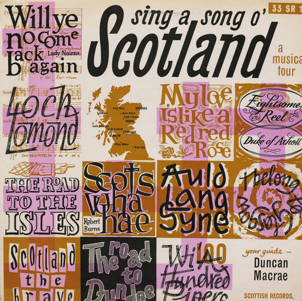 Duncan Macrae - Sing A Song O' Scotland - Used Vinyl Record