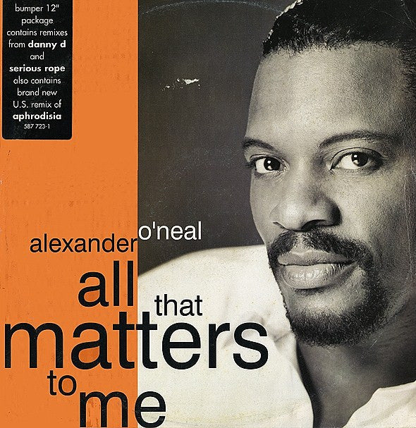 Alexander O'Neal - All That Matters To Me - Used Vinyl Record 12"