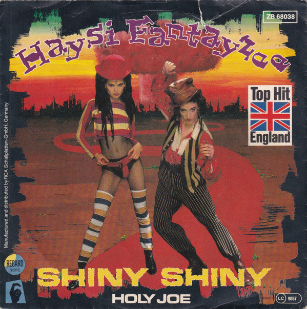 Haysi Fantayzee - Shiny Shiny - Used Vinyl Record 7"