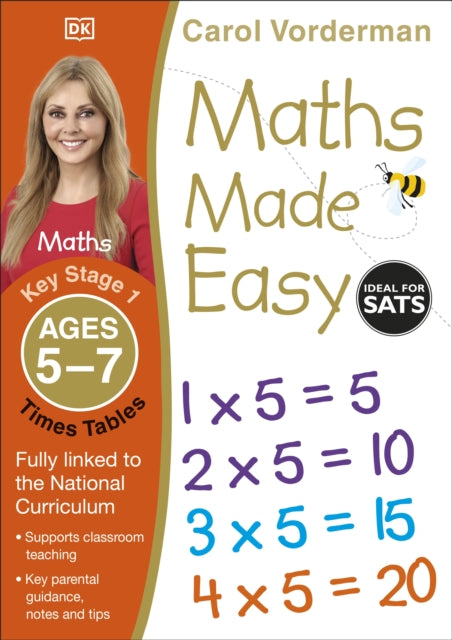 Carol Vorderman - Maths Made Easy Times Tables Ages 5-7 Key Stage 1 -