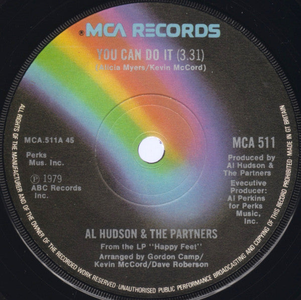 Al Hudson & The Part - You Can Do It - Used Vinyl Record 7"