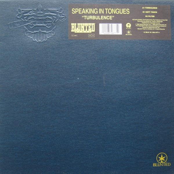 Speaking In Tongues - Turbulence - Used Vinyl Record 12"