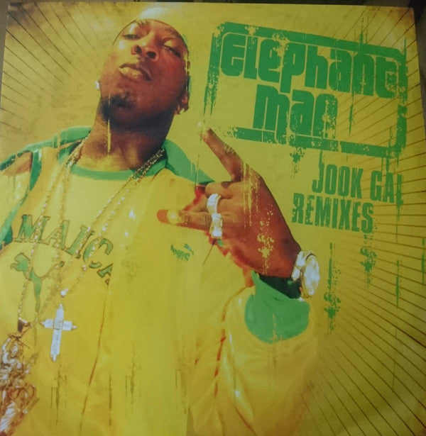 Elephant Man - Jook Gal (Remixes) - Used Vinyl Record 12"