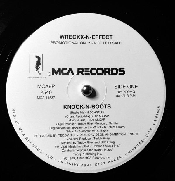 Wrecks-N-Effect - Knock-N-Boots - Used Vinyl Record 12"
