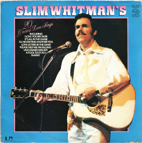 Slim Whitman - 's 20 Greatest Love Songs - Used Vinyl Record