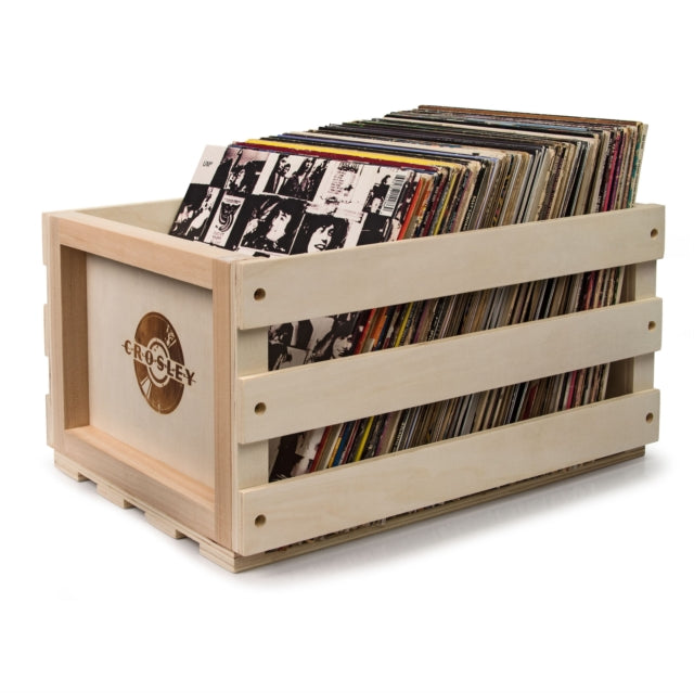 CROSLEY - Record Storage Crate (Natural) - Vinyl Record Vinyl Storage
