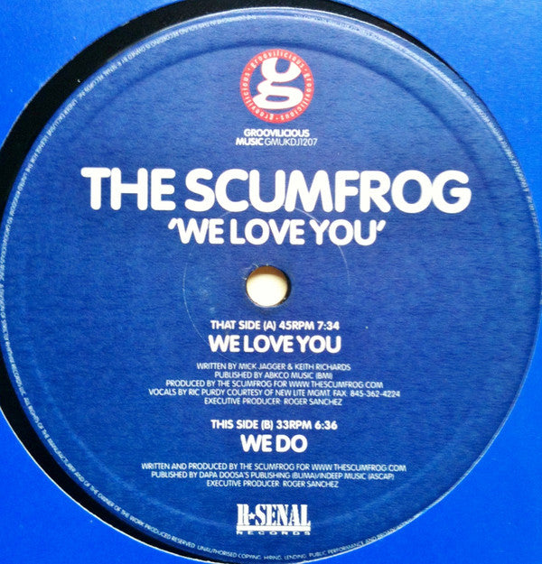 Scumfrog - We Love You - Used Vinyl Record 12"