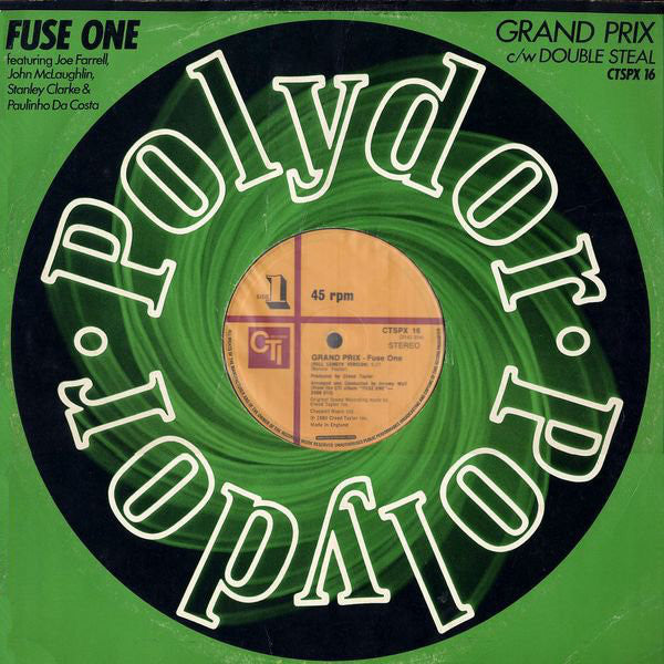 Fuse One - Grand Prix / Double Steal - Used Vinyl Record 12"