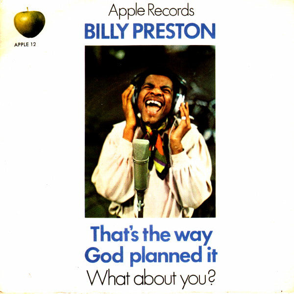 Billy Preston - That's The Way God Planned It - Used Vinyl Record 7"