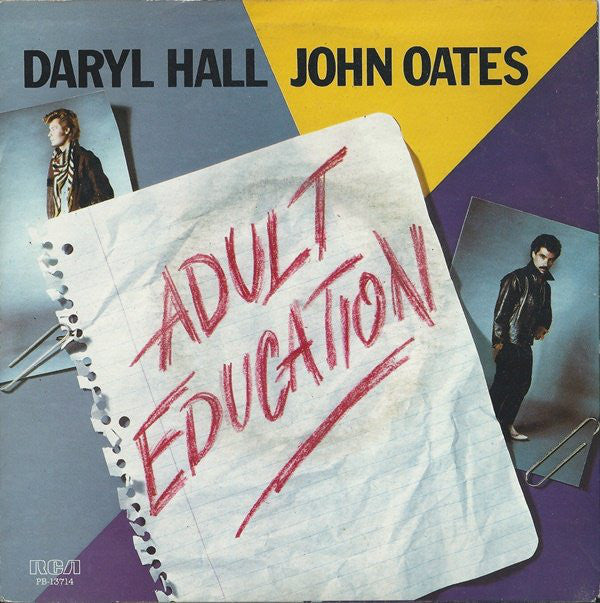 Daryl Hall & John Oa - Adult Education - Used Vinyl Record 7"