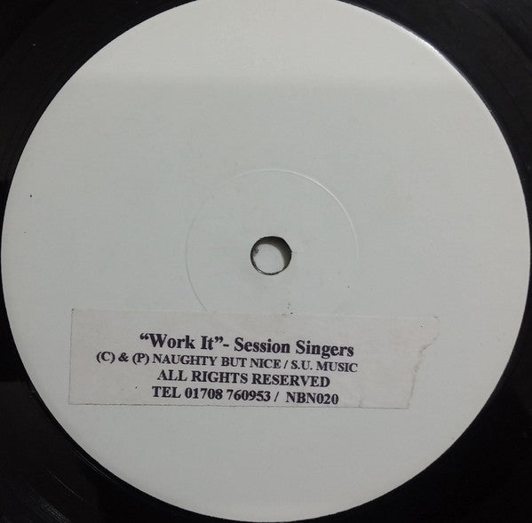 Session Singers - Work It - Used Vinyl Record 12"