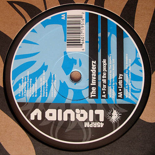 Invaderz - Liquid V Club Sessions Vol 3 - Used Vinyl Record 12"